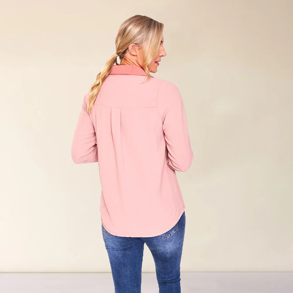 Alana Shirt (Dusty Pink) - Image 2