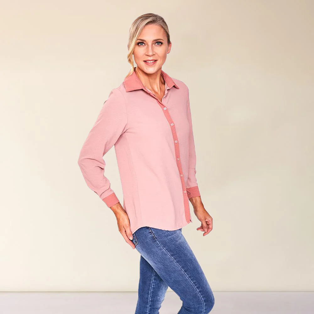 Alana Shirt (Dusty Pink) - Image 5