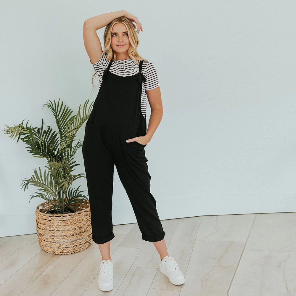 Ashley Dungaree (Black) - Image 5