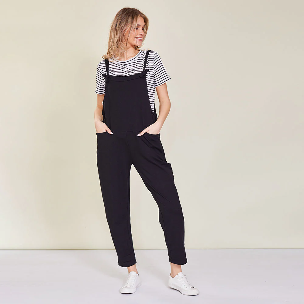 Ashley Dungaree (Black) & Betsy Top (Black stripe) for €53 - Image 4