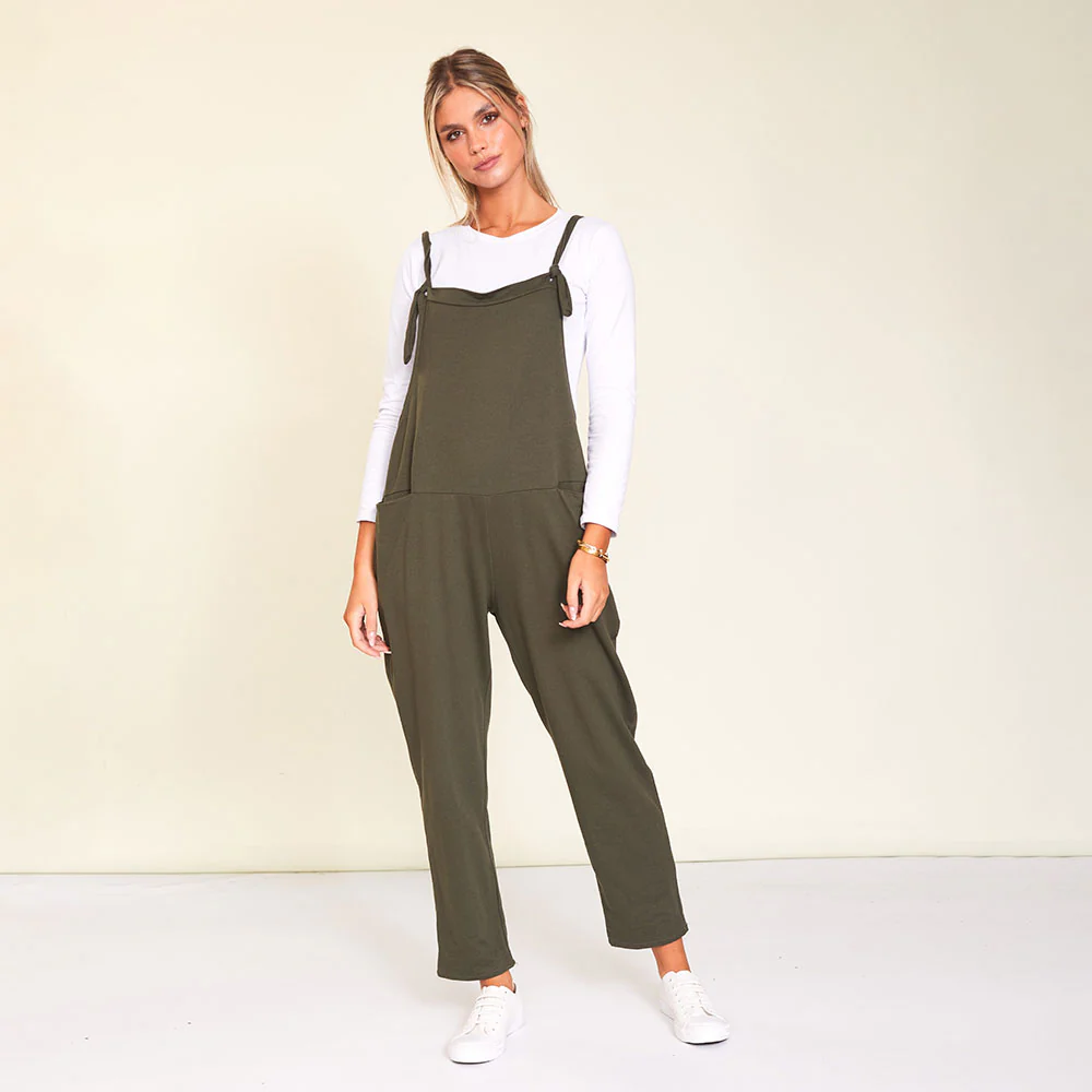 Ashley Dungaree (Khaki)
