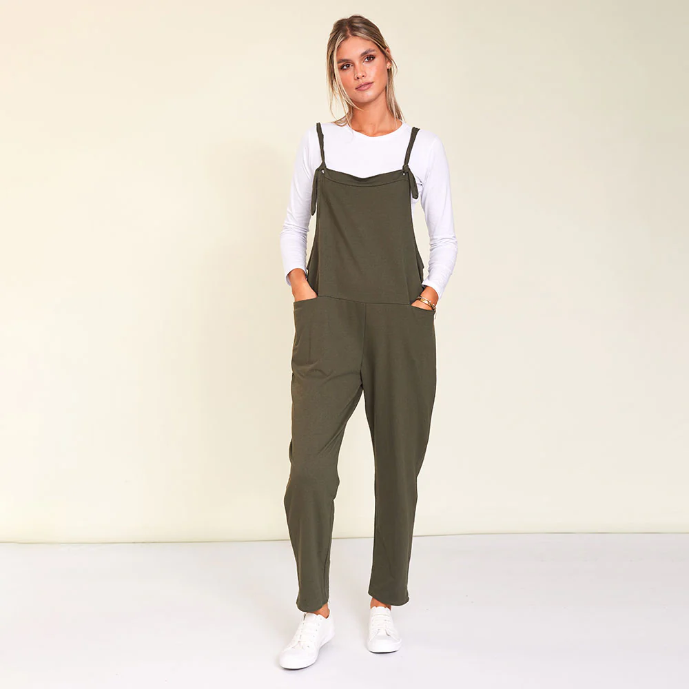 Ashley Dungaree (Khaki) - Image 2