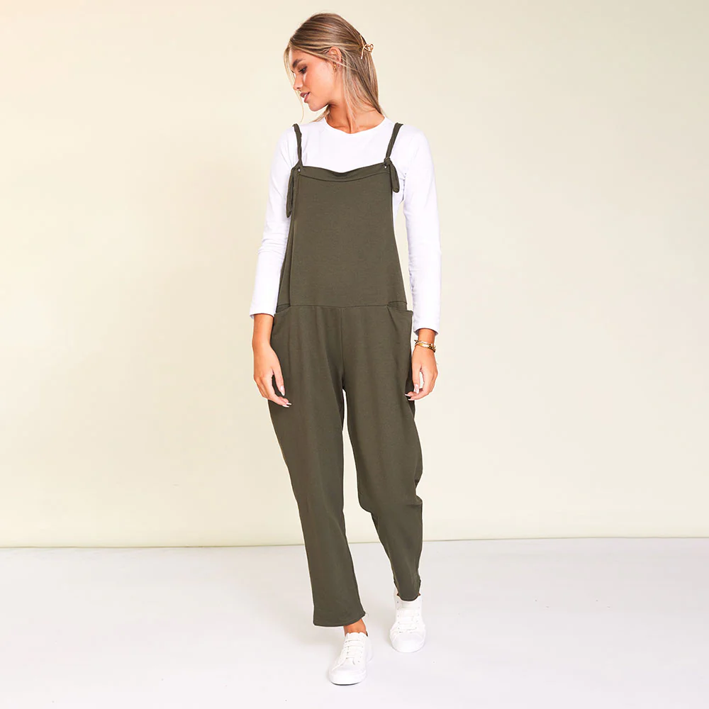 Ashley Dungaree (Khaki) - Image 3