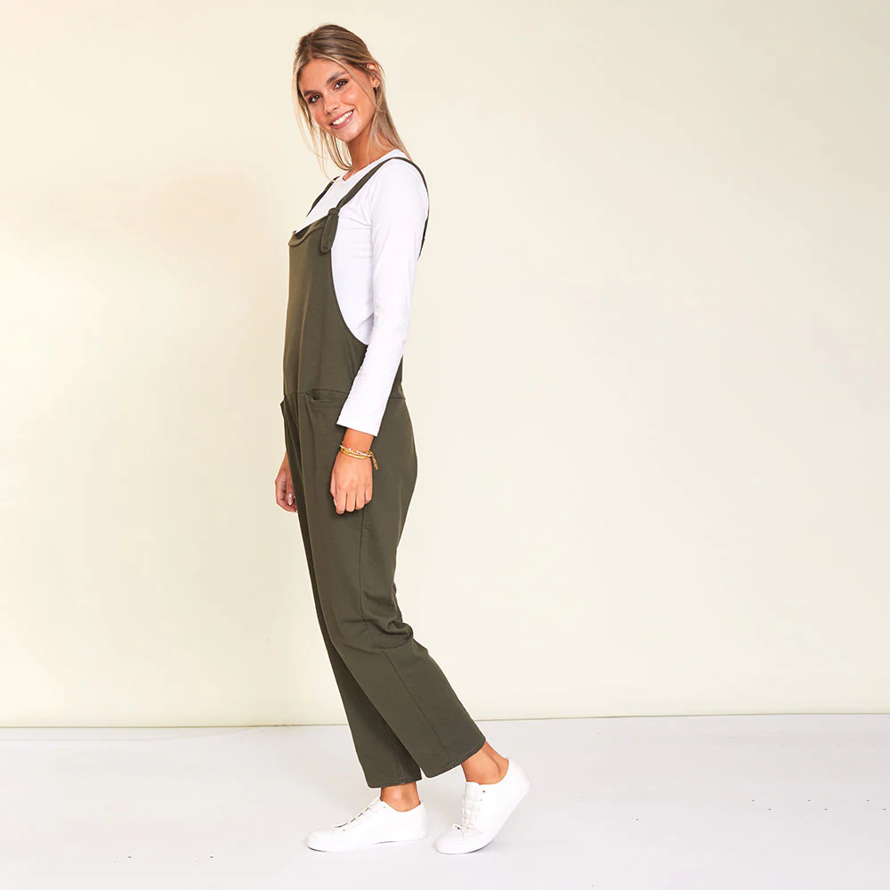 Ashley Dungaree (Khaki) - Image 4