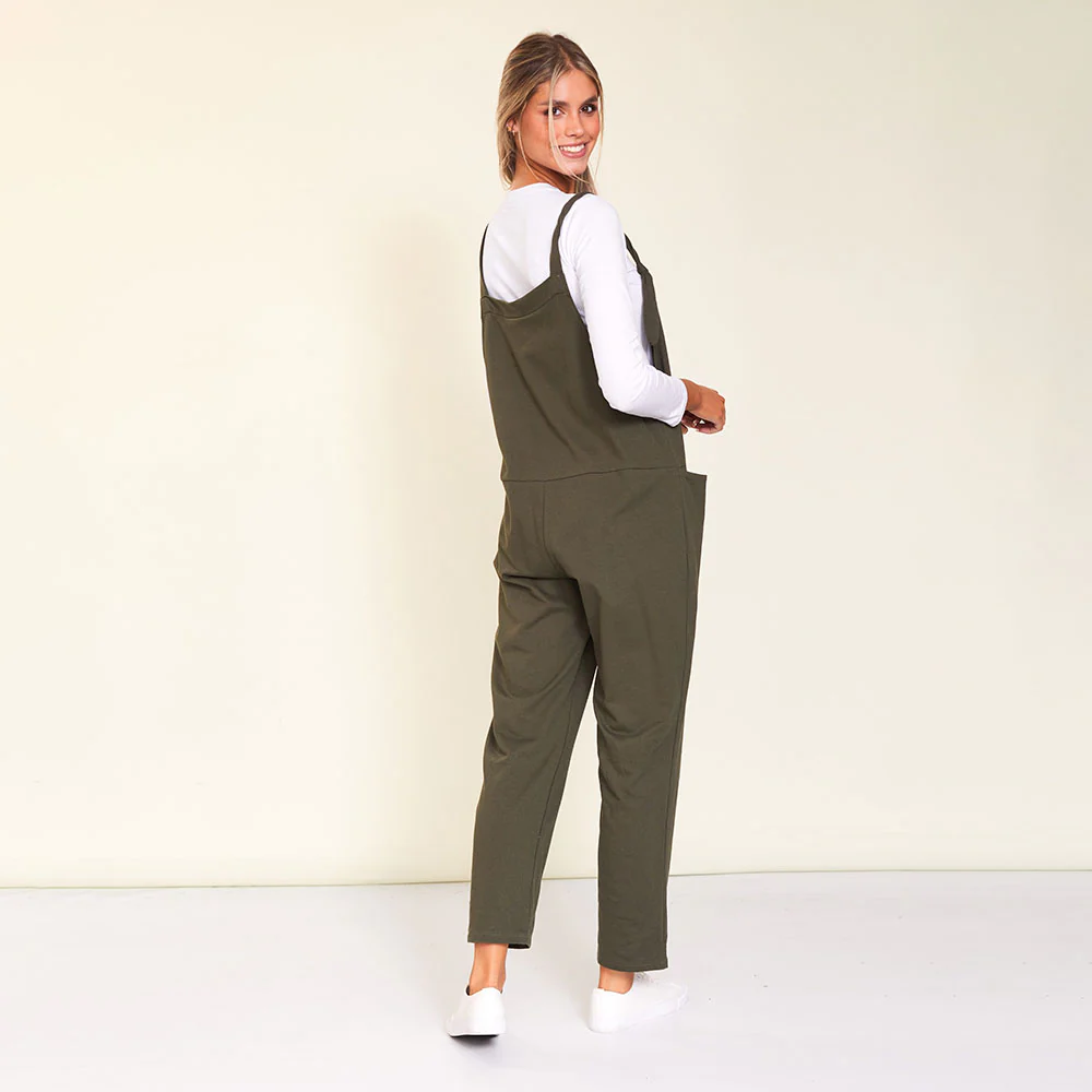 Ashley Dungaree (Khaki) - Image 6
