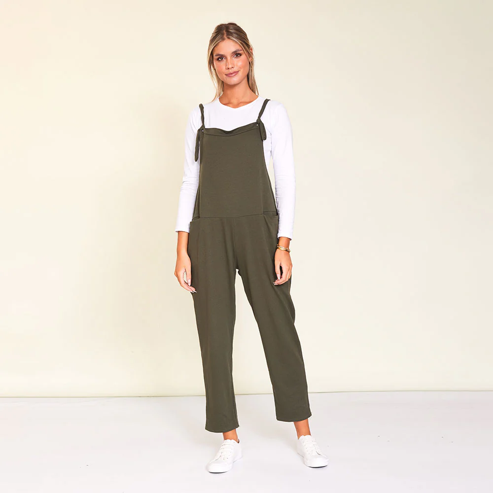 Ashley Dungaree (Khaki) - Image 7