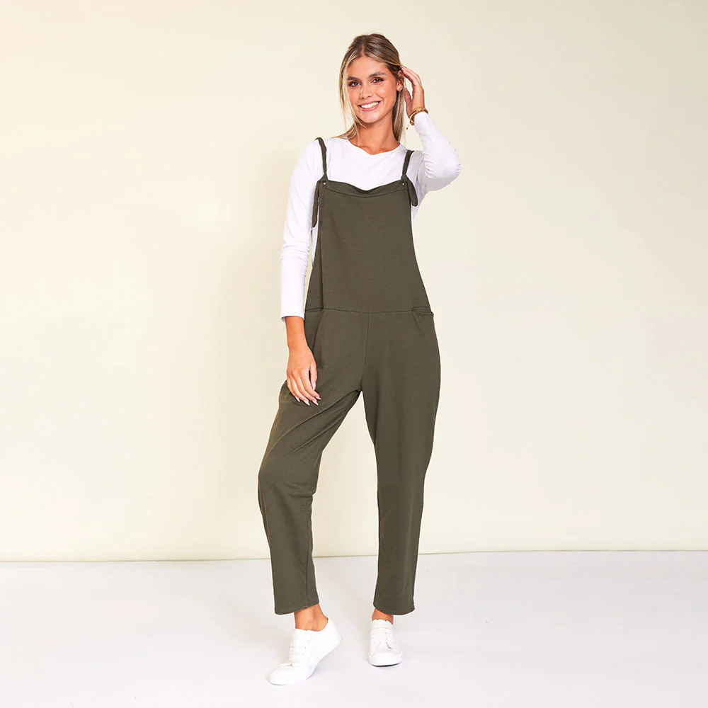 Ashley Dungaree (Khaki) - Image 9