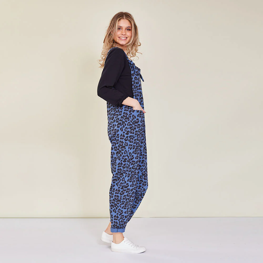 Ashley Jumpsuit (Blue Leopard) - Image 10