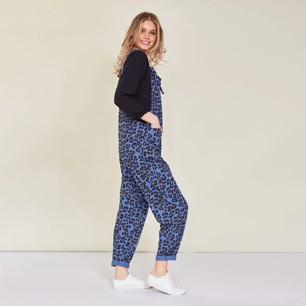 Ashley Jumpsuit (Blue Leopard) - Image 11