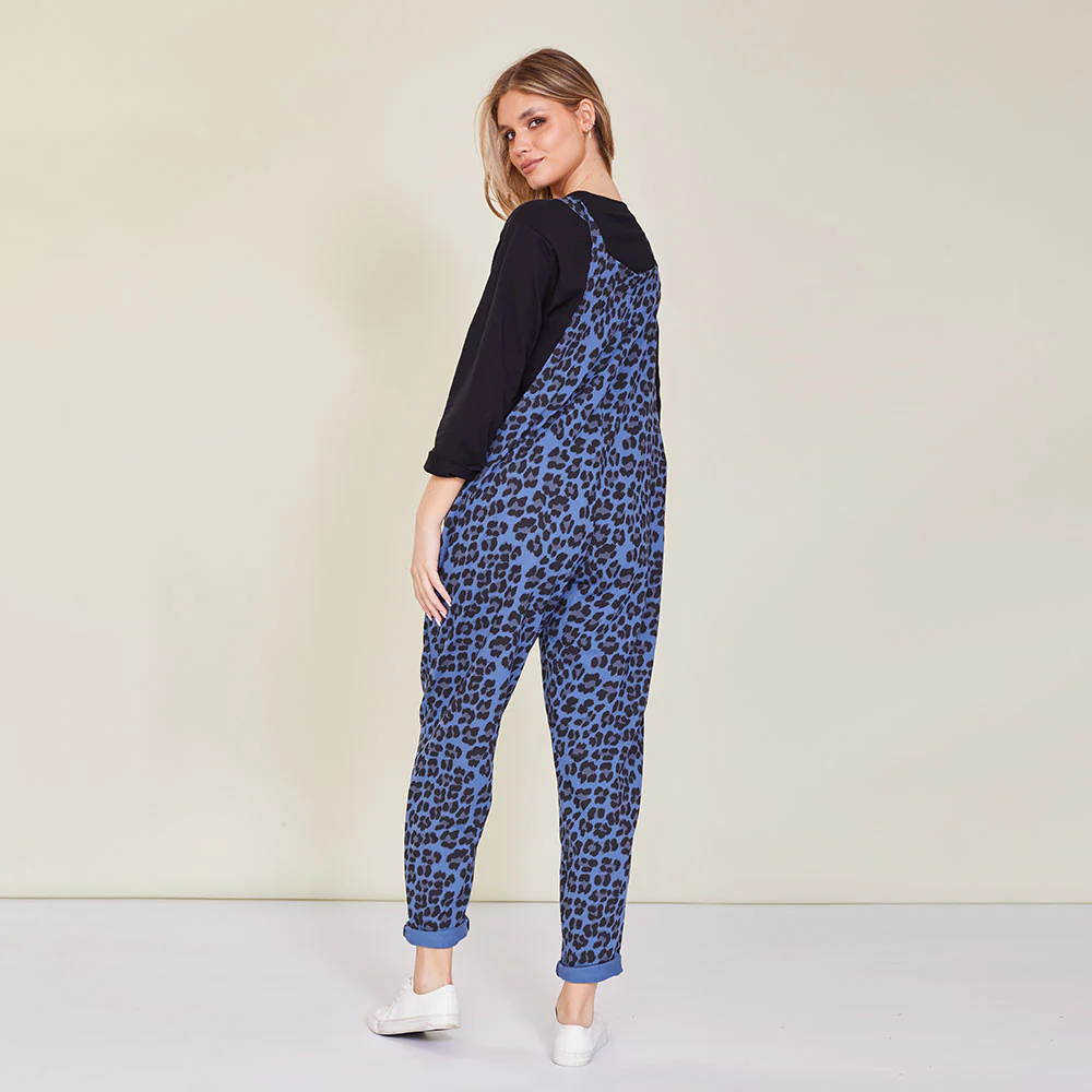 Ashley Jumpsuit (Blue Leopard) - Image 13