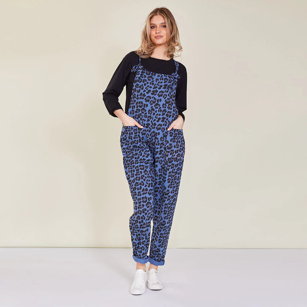 Ashley Jumpsuit (Blue Leopard) - Image 4