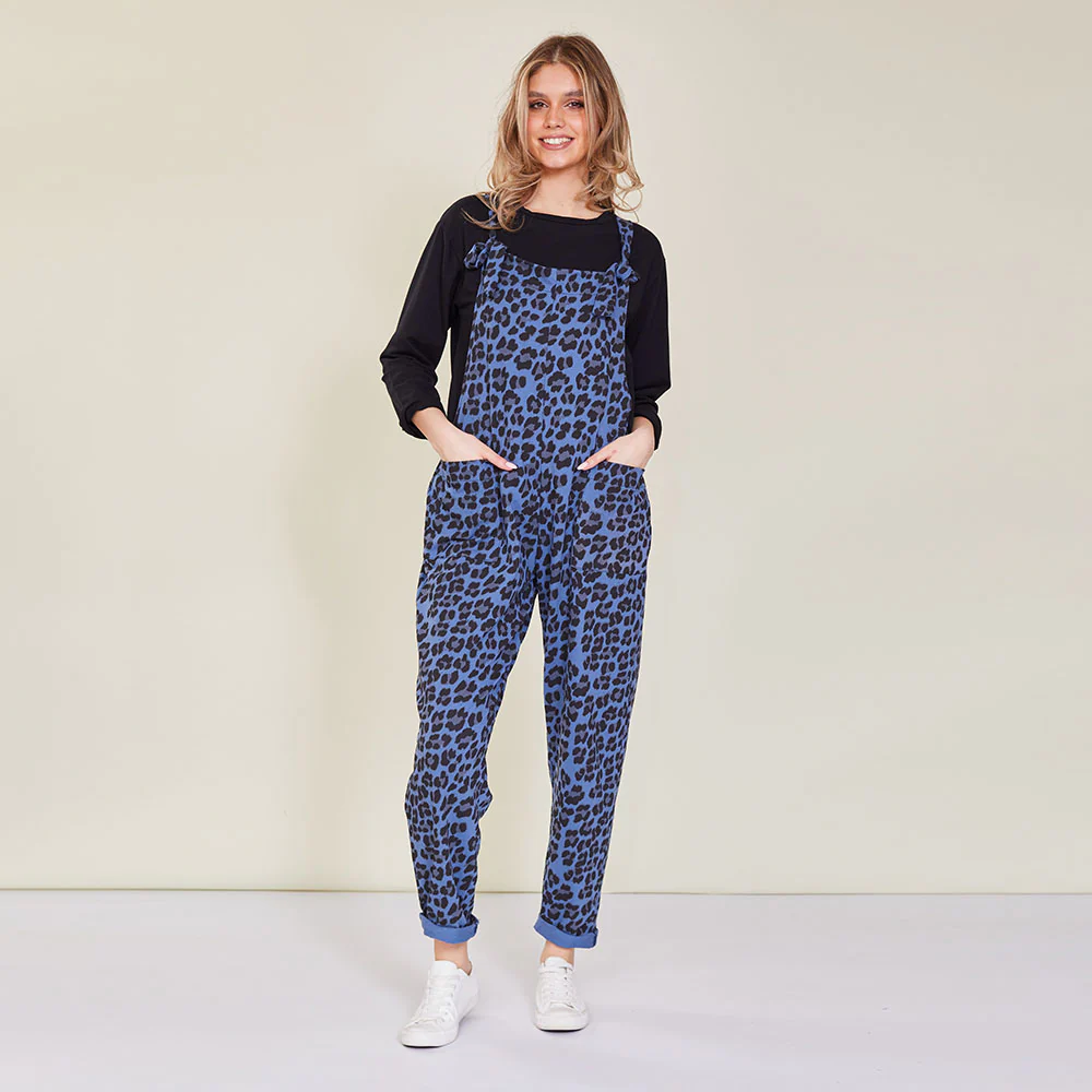 Ashley Jumpsuit (Blue Leopard) - Image 6
