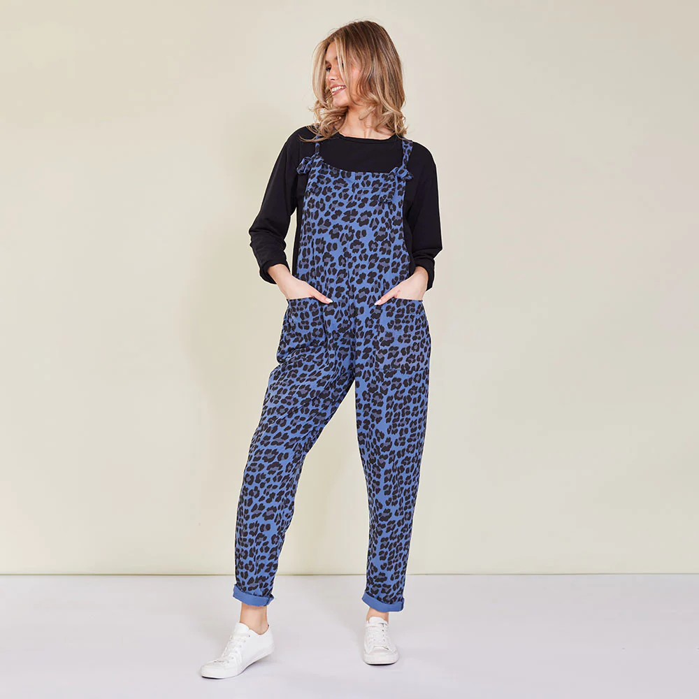 Ashley Jumpsuit (Blue Leopard) - Image 7