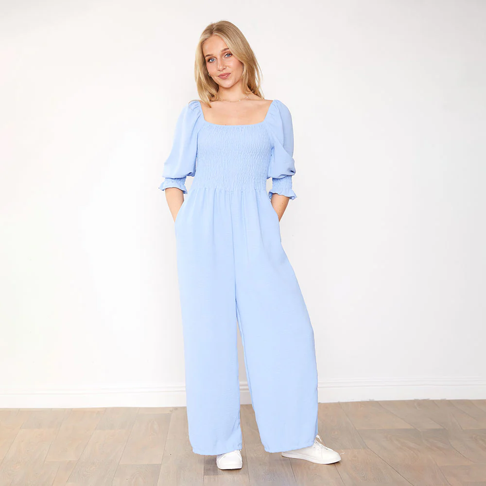 Athena Jumpsuit (Blue) - Image 3
