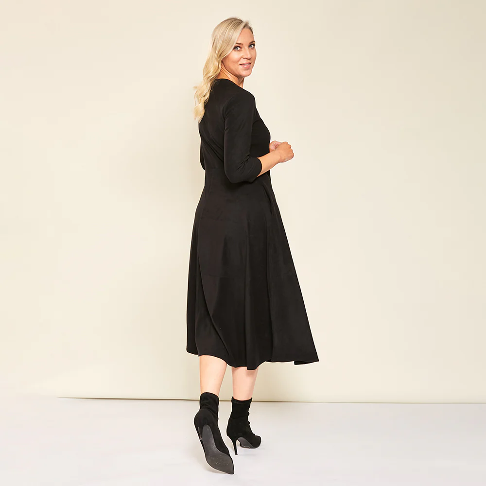 Aubree Dress (Black) - Image 10