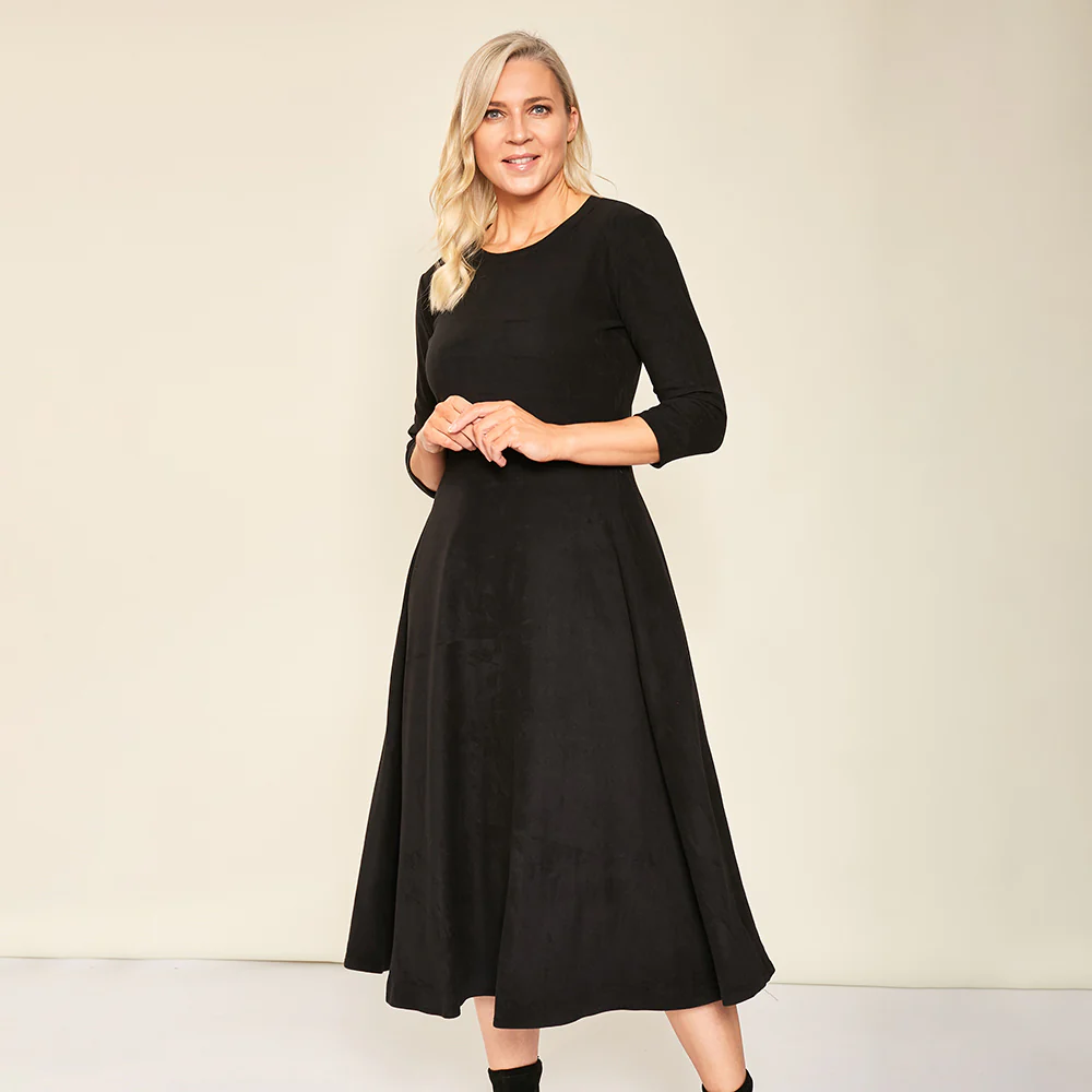 Aubree Dress (Black) - Image 3