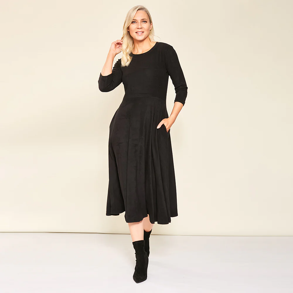 Aubree Dress (Black) - Image 6