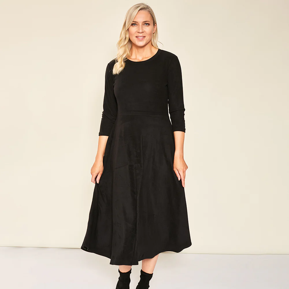 Aubree Dress (Black) - Image 8