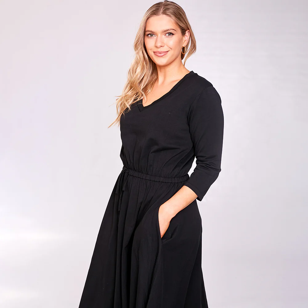 Ava Dress (Black) - Image 2