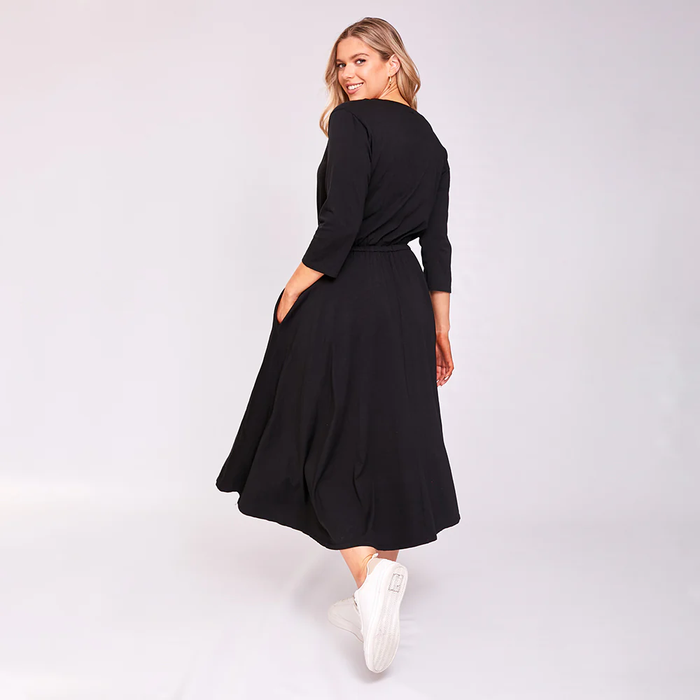 Ava Dress (Black) - Image 3