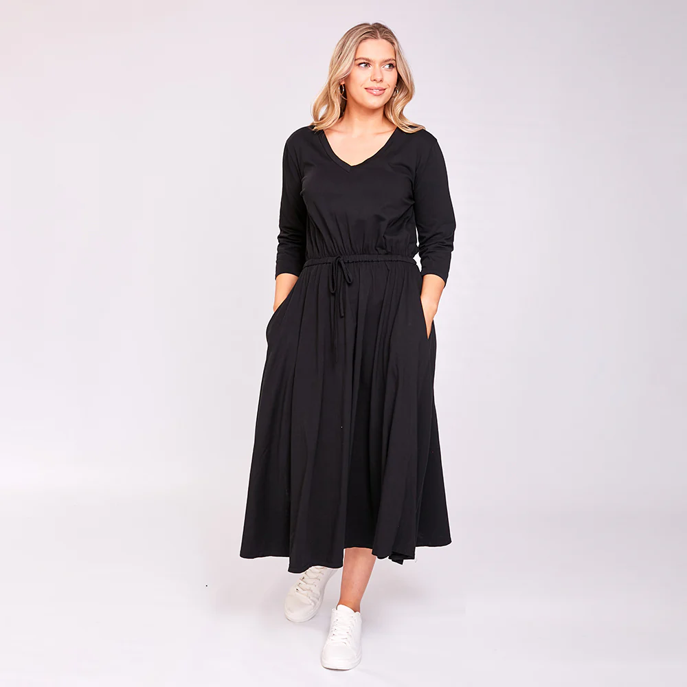 Ava Dress (Black) - Image 4