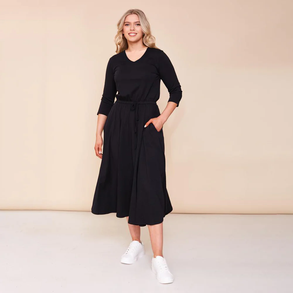 Ava Dress (Black) - Image 5
