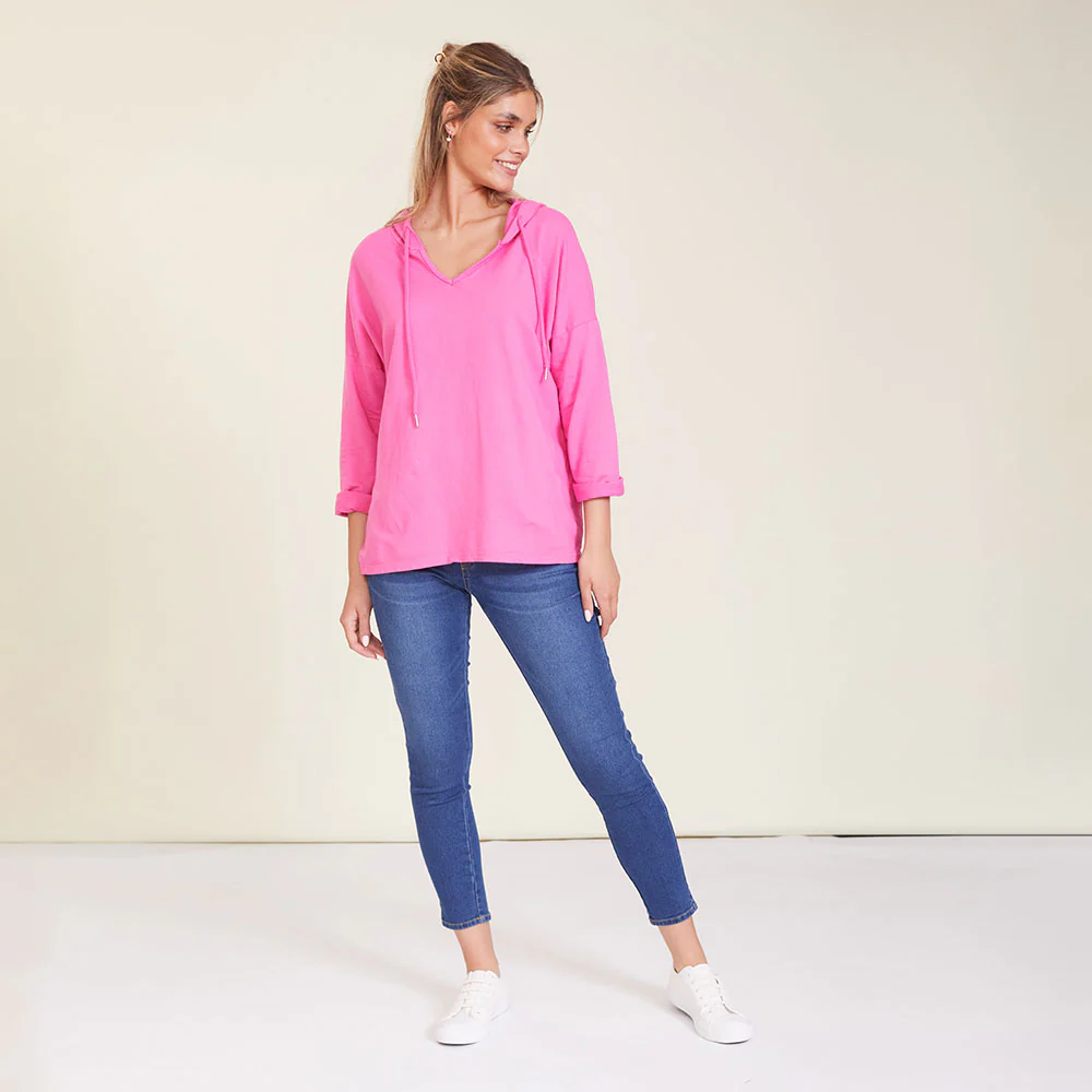 Barker Hoody (Fuchsia) - Image 2