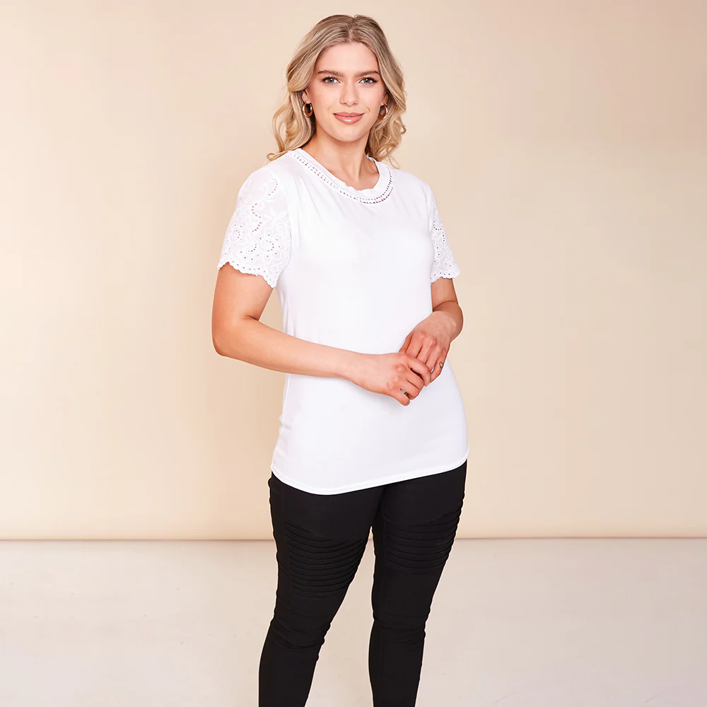Becca T-Shirt (White) - Image 7