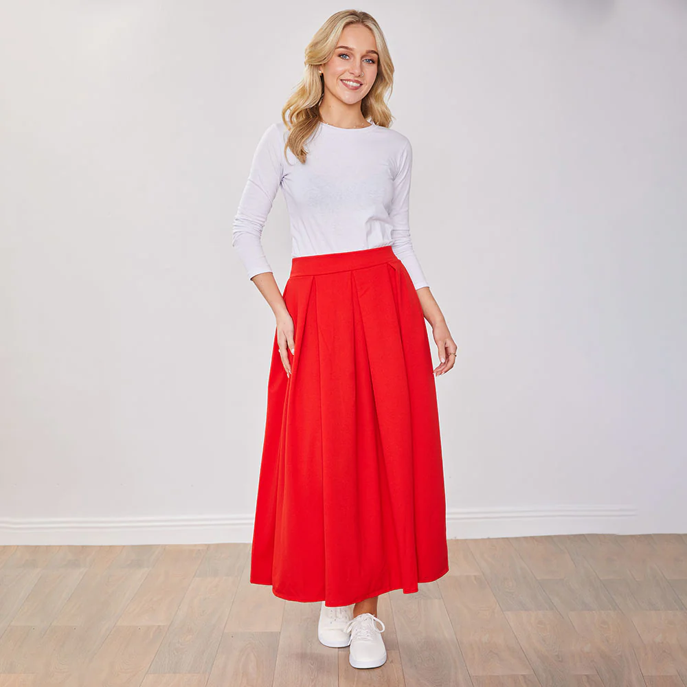 Bella Skirt (Red) - Image 3