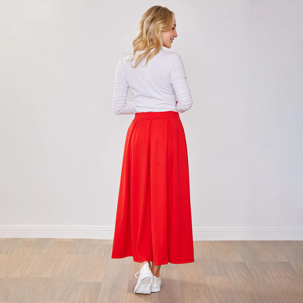 Bella Skirt (Red) - Image 7
