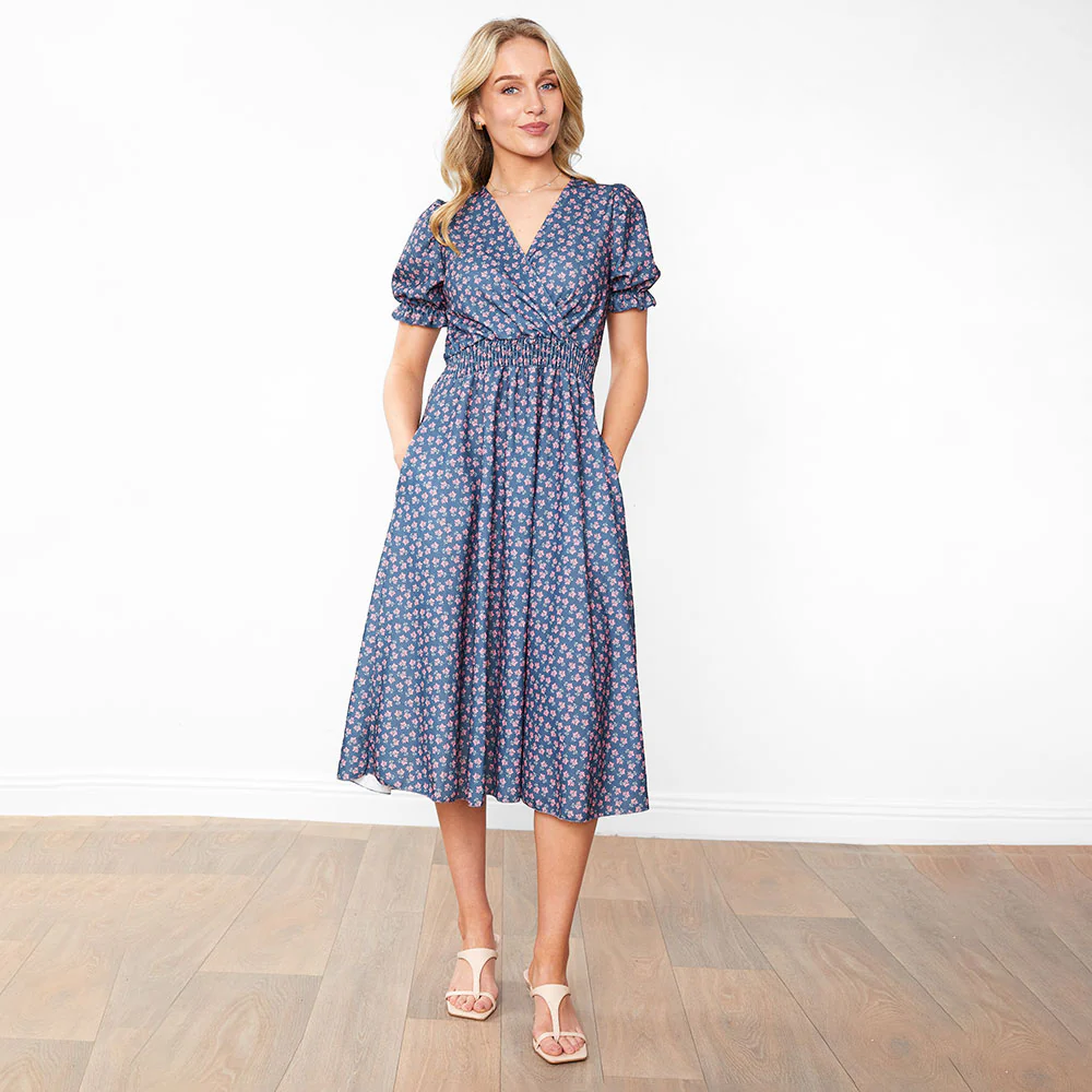 Belle Dress (Blue Blossom) - Image 4