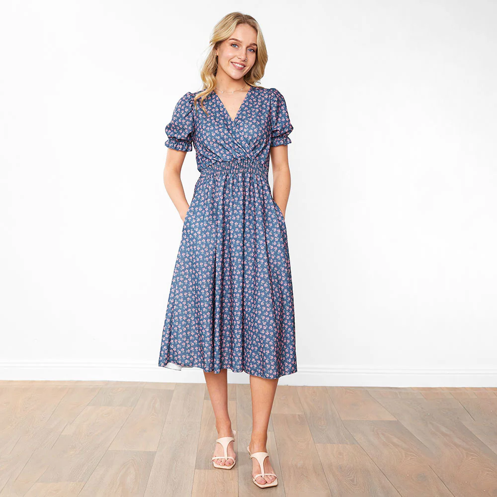 Belle Dress (Blue Blossom) - Image 5