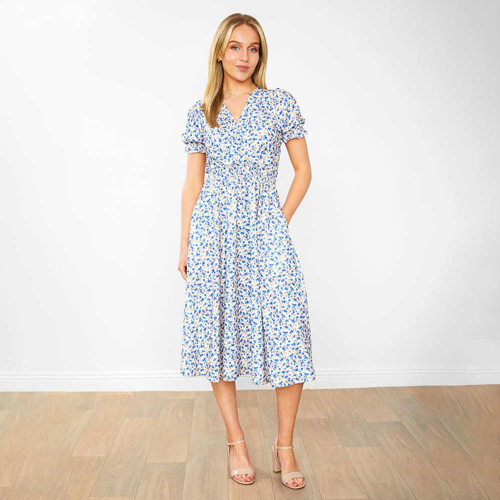 Belle Dress (Honeysuckle Blue) - Image 6