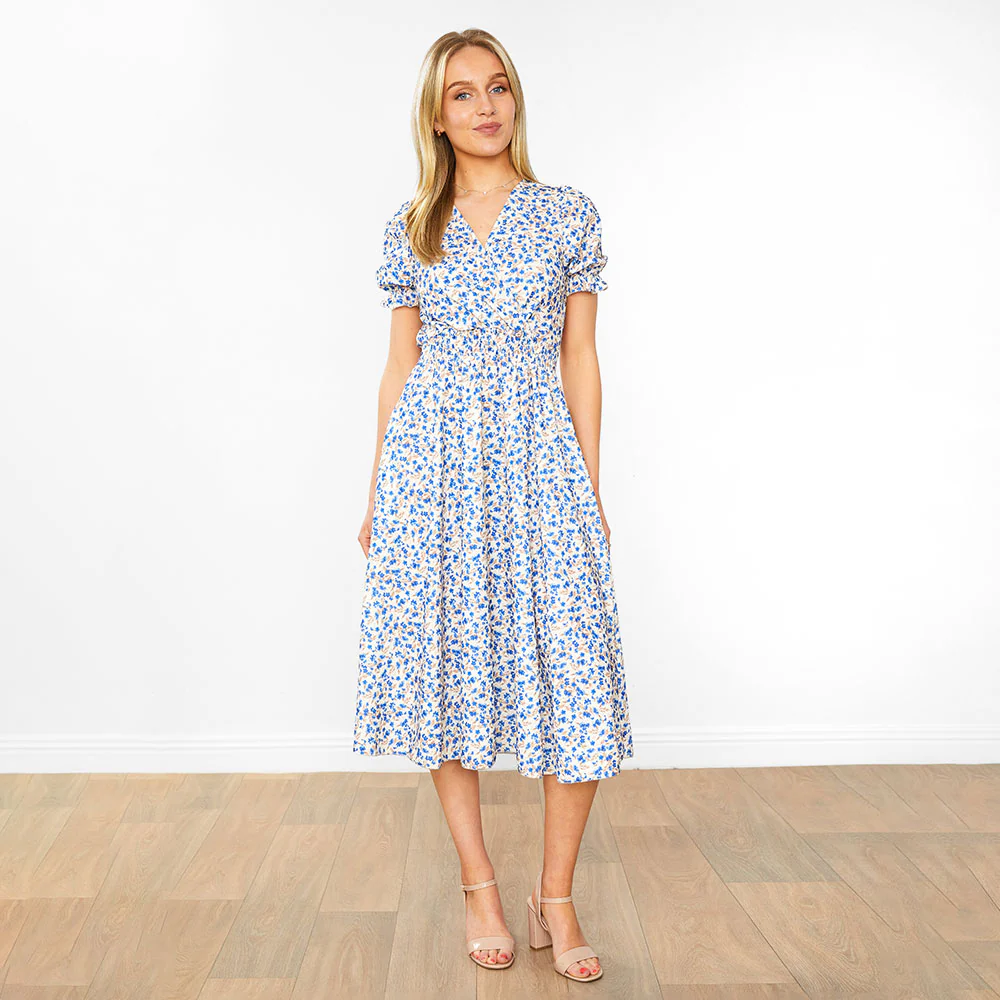 Belle Dress (Honeysuckle Blue) - Image 7