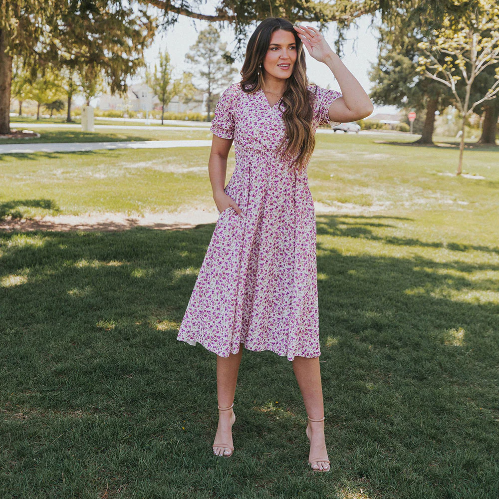 Belle Dress (Honeysuckle Lilac) - Image 4