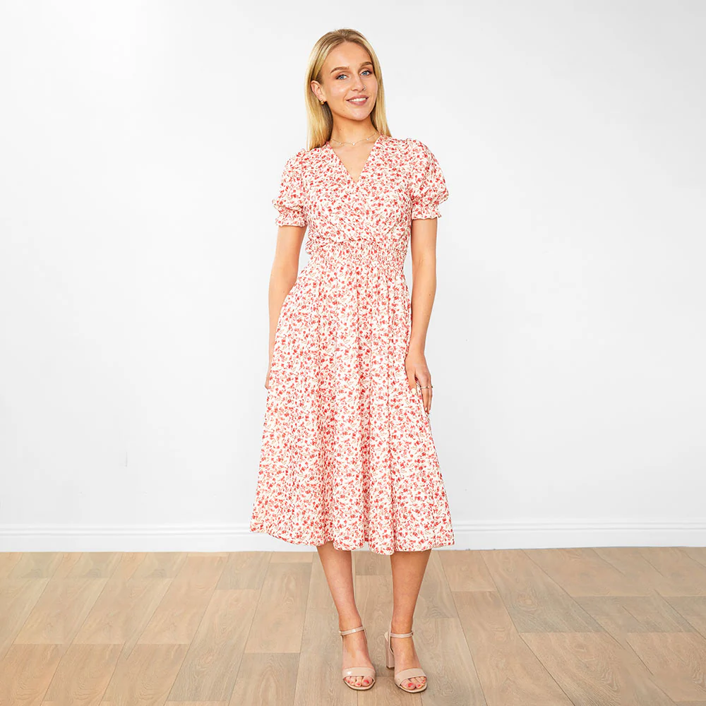 Belle Dress (Honeysuckle Red) - Image 5