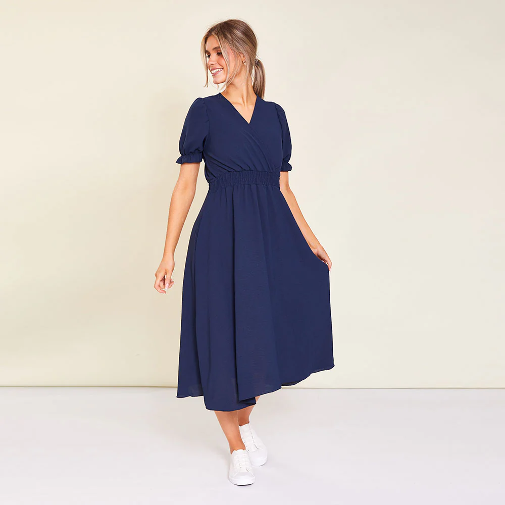 Belle Dress (Navy) - Image 3