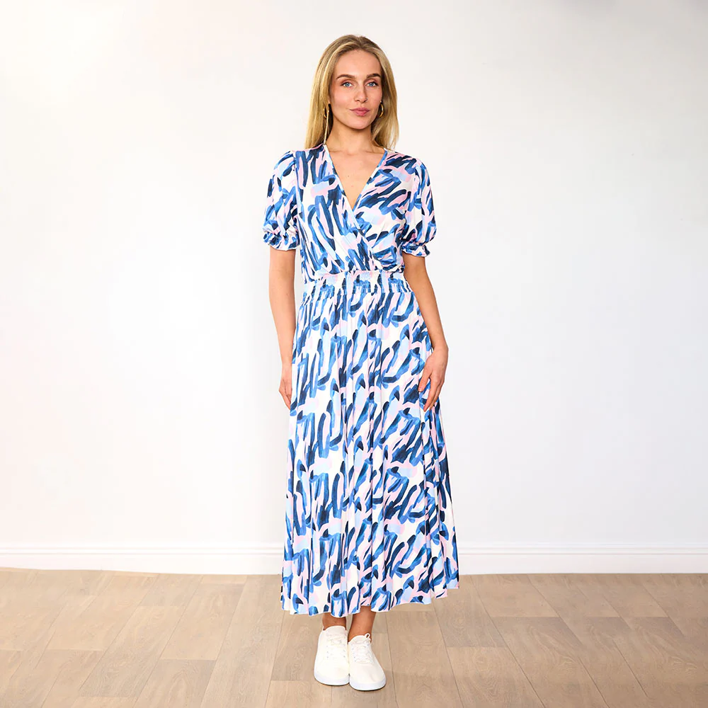 Belle Dress (Ocean Blue) - Image 3