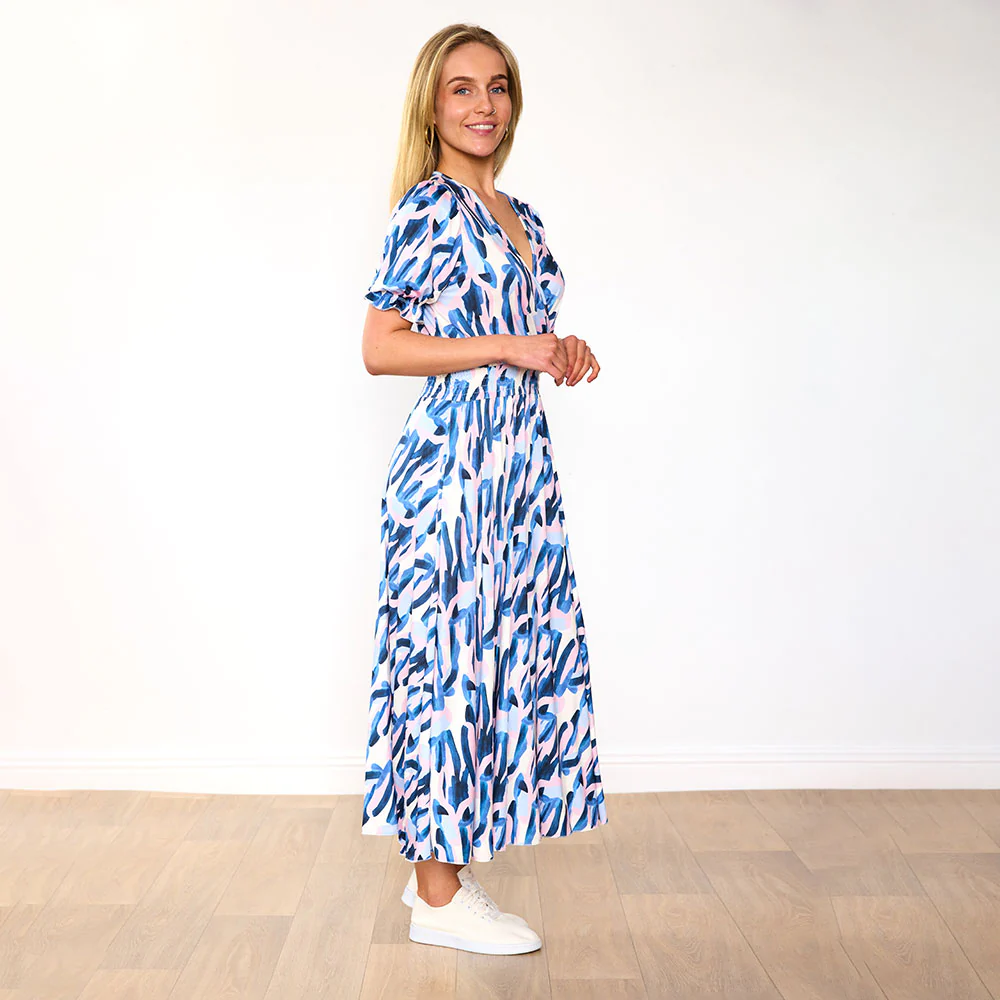 Belle Dress (Ocean Blue) - Image 4