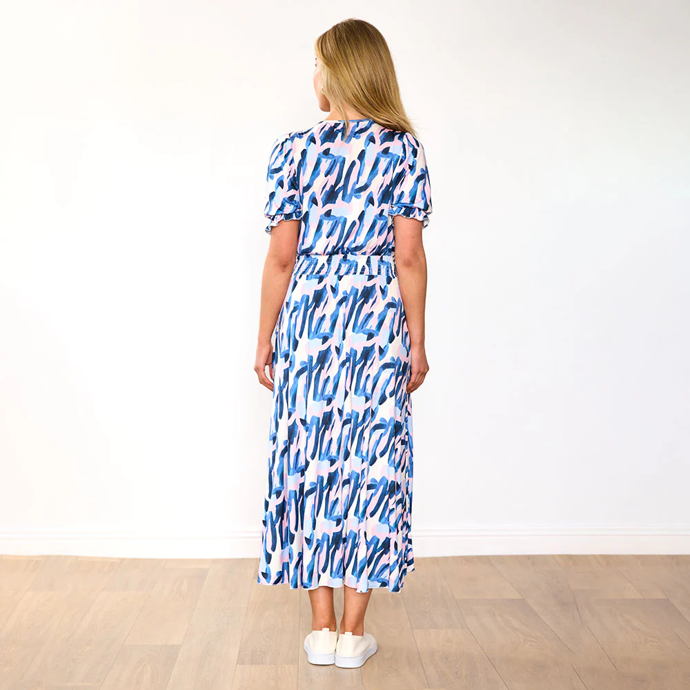 Belle Dress (Ocean Blue) - Image 6