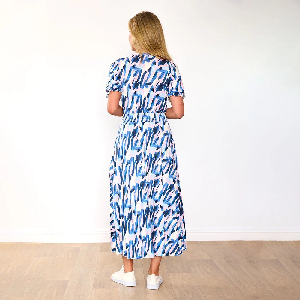 Belle Dress (Ocean Blue) - Image 7