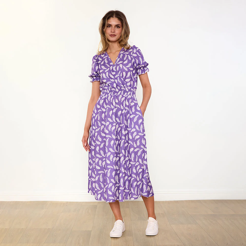 Belle Dress (Violet Feather) - Image 13
