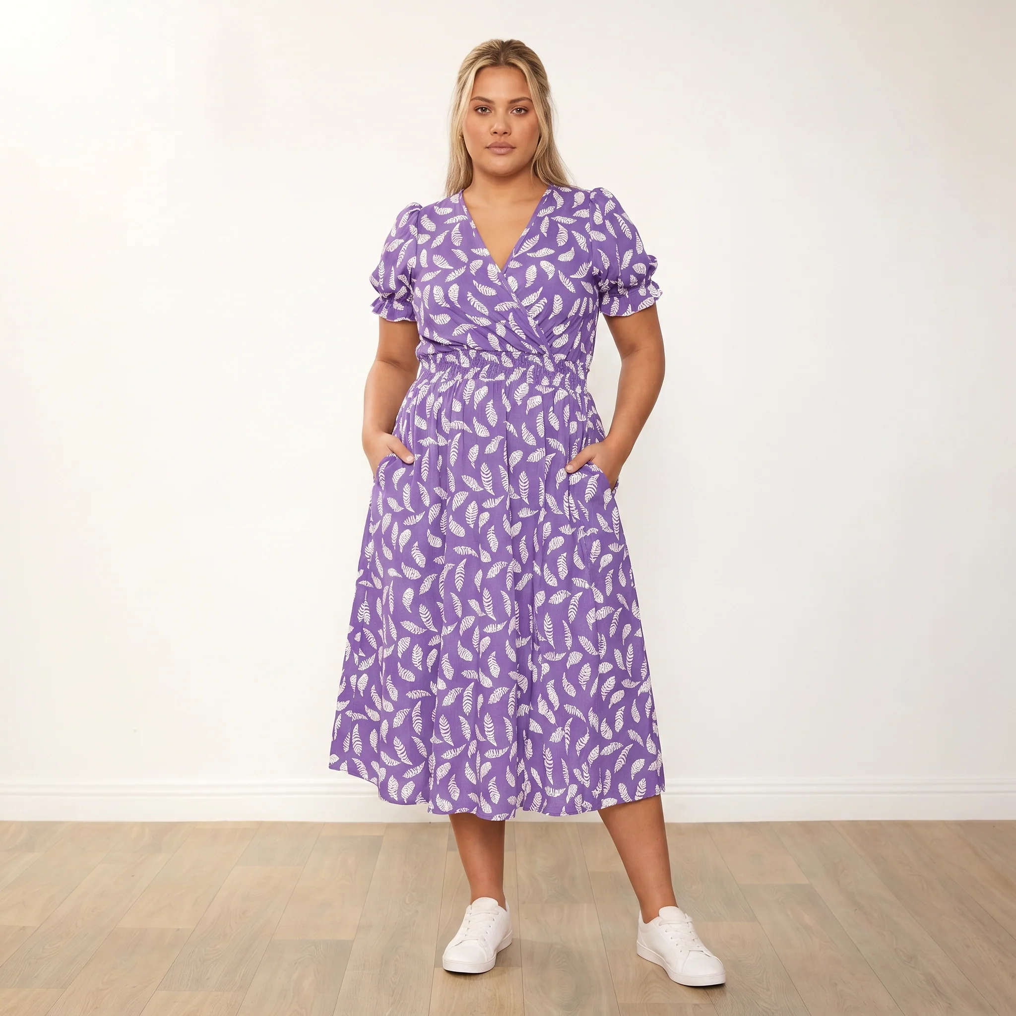 Belle Dress (Violet Feather) - Image 4
