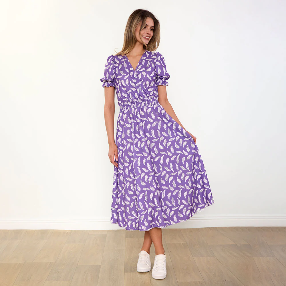 Belle Dress (Violet Feather) - Image 5