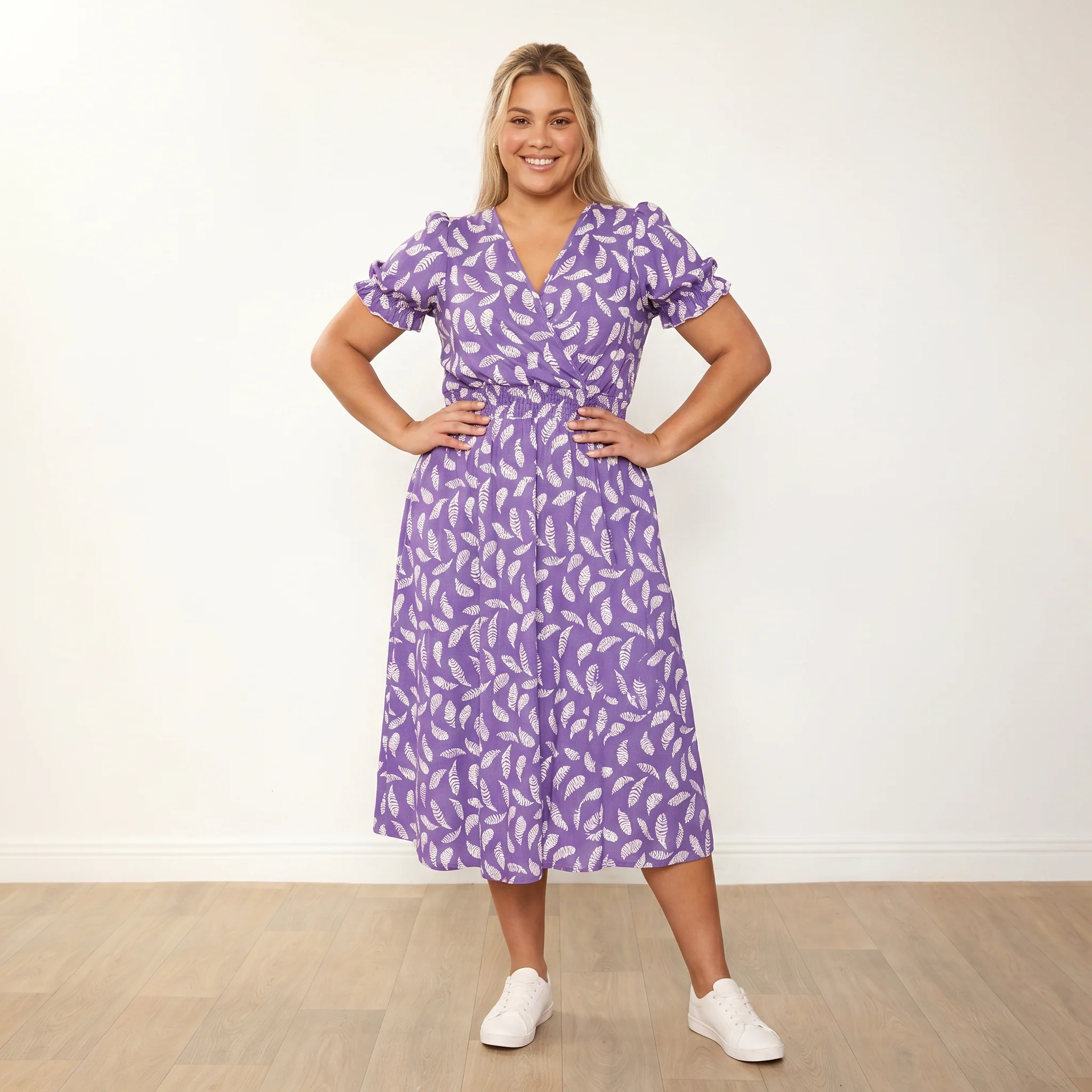 Belle Dress (Violet Feather) - Image 6
