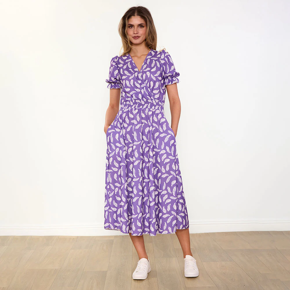 Belle Dress (Violet Feather) - Image 7