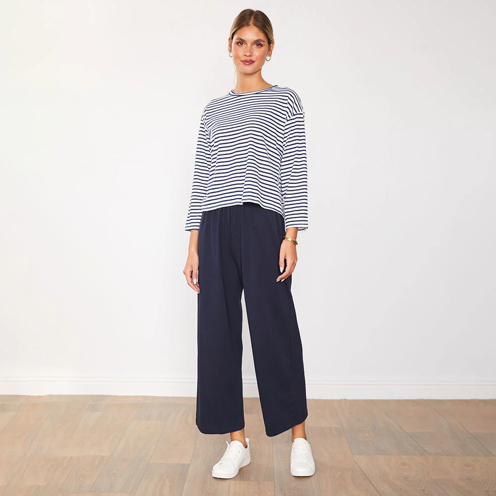 Betsy Top (Navy Stripe) - Image 7