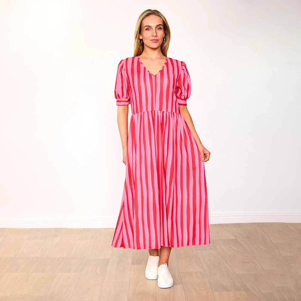 Billy Dress (Pink/Red Stripe) - Image 10