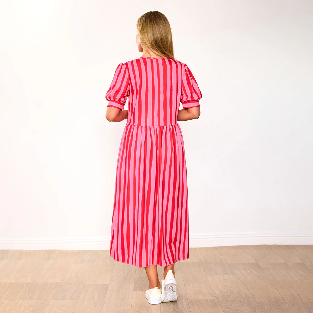 Billy Dress (Pink/Red Stripe) - Image 15