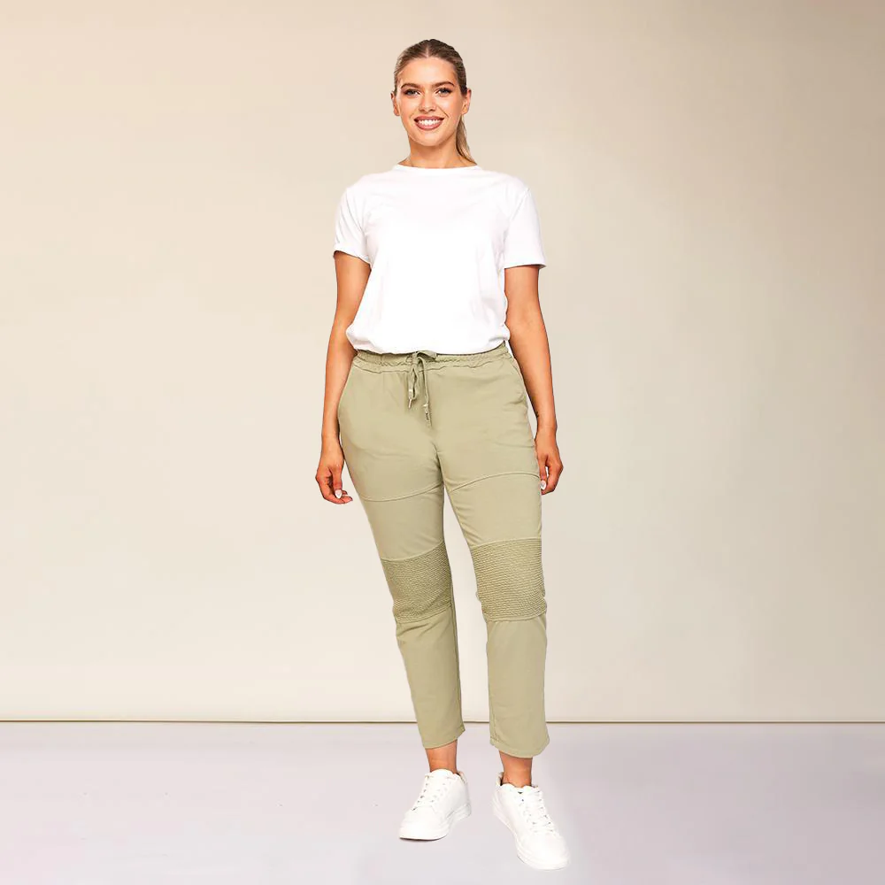 Blake Biker Jogger (Khaki) - Image 2